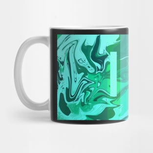 Green Swirly Mug